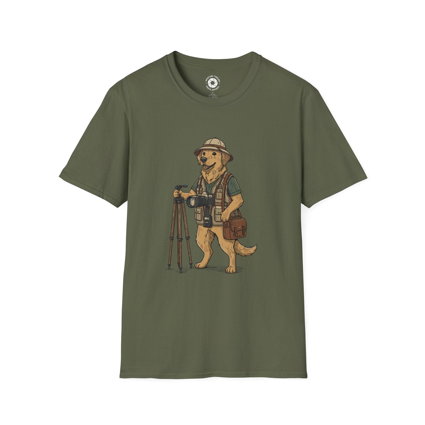 T-Shirt Military Green / S Dog Photographer T-Shirt