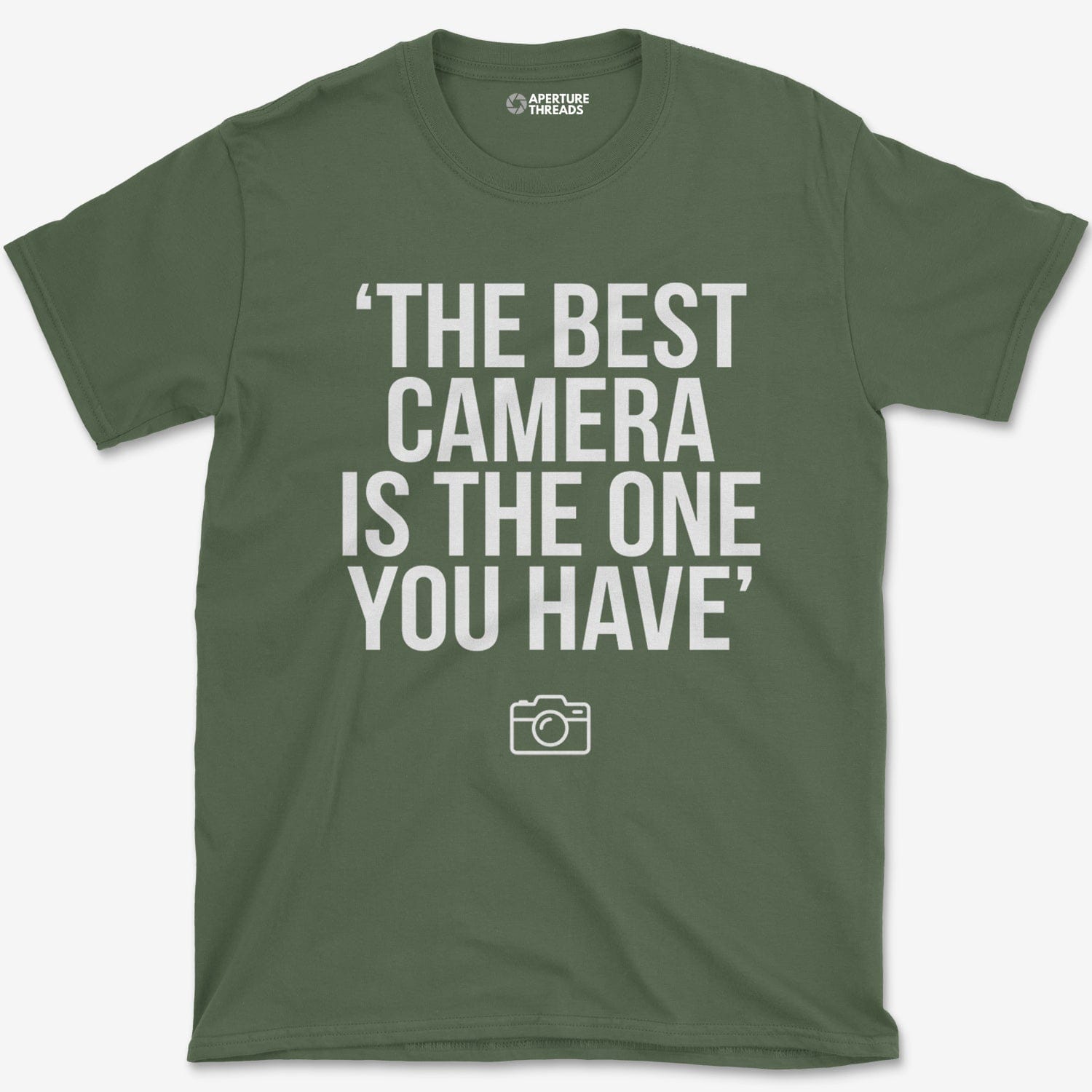 T-Shirt Military Green / S Emotional Best Camera T-Shirt