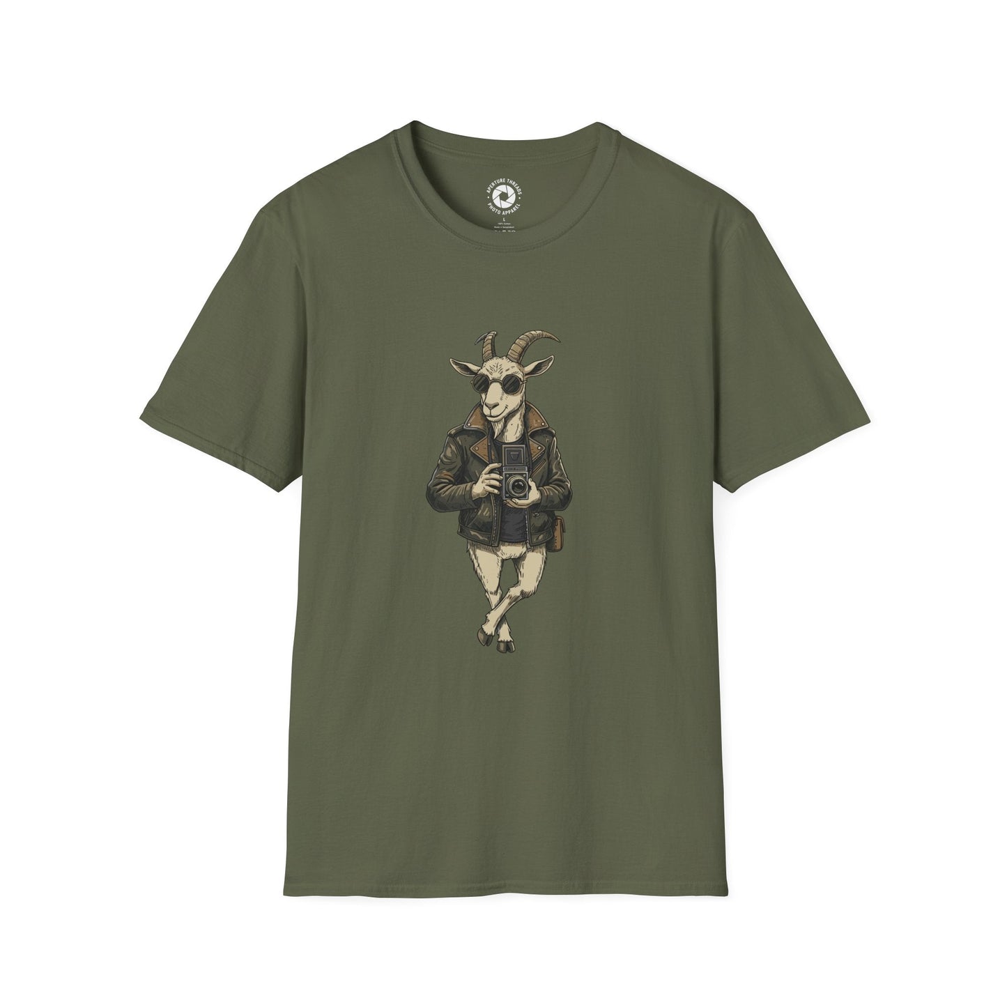 T-Shirt Military Green / S Goat Photographer T-Shirt