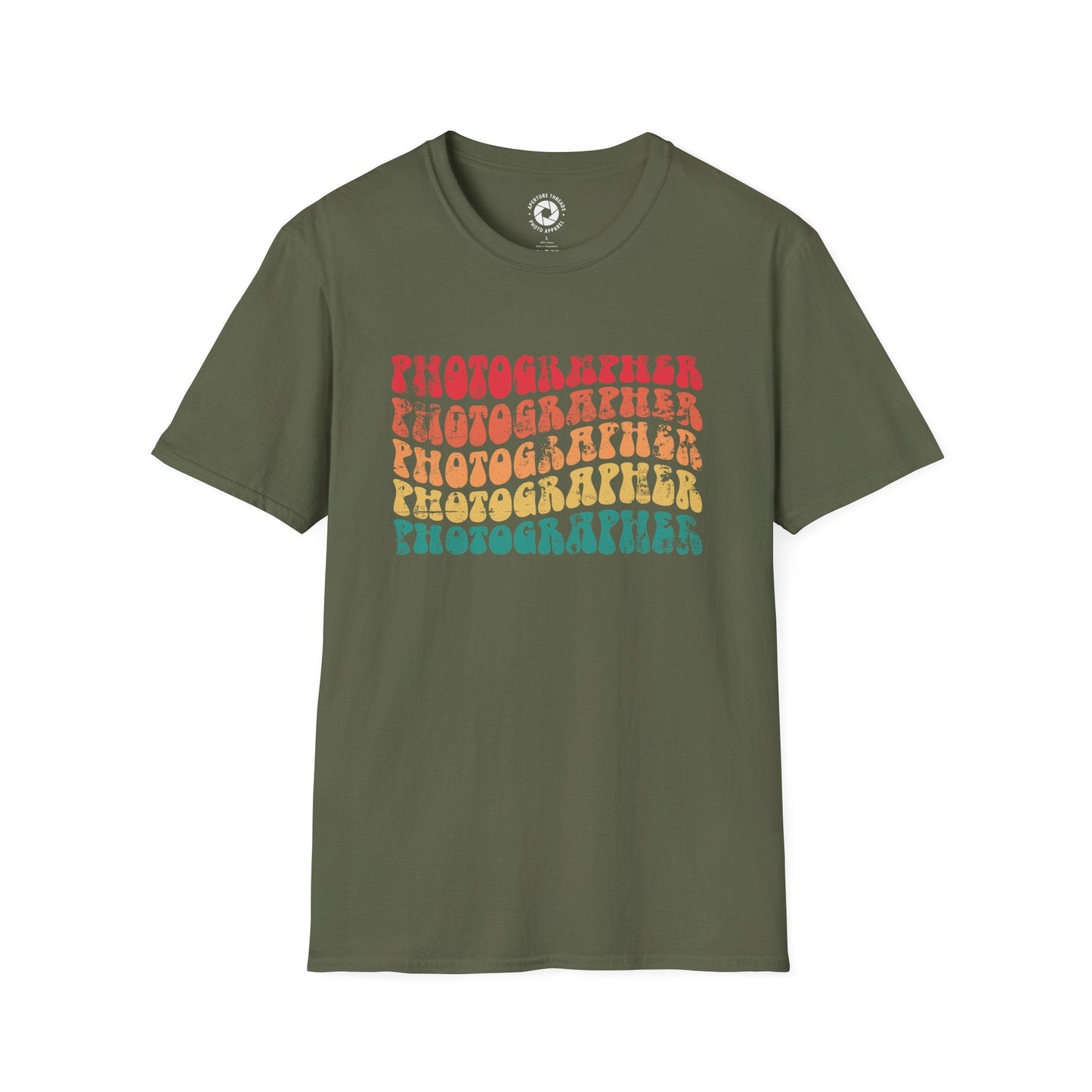 T-Shirt Military Green / S Groovy Photographer T-Shirt
