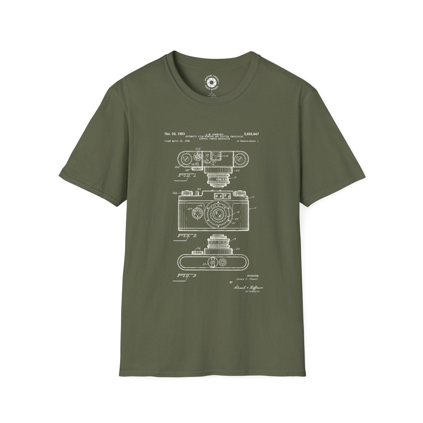 T-Shirt Military Green / S Harvey Blueprint T-Shirt