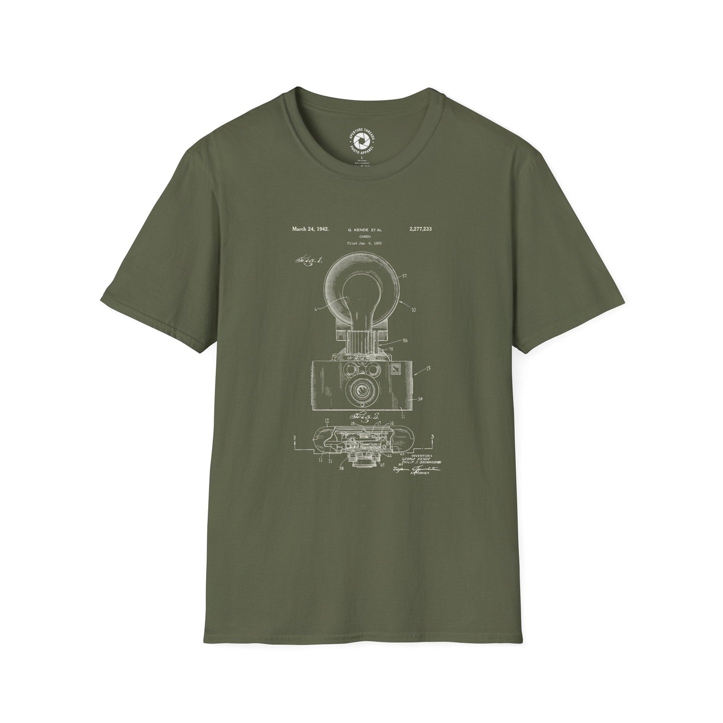 T-Shirt Military Green / S Kende Blueprint T-Shirt