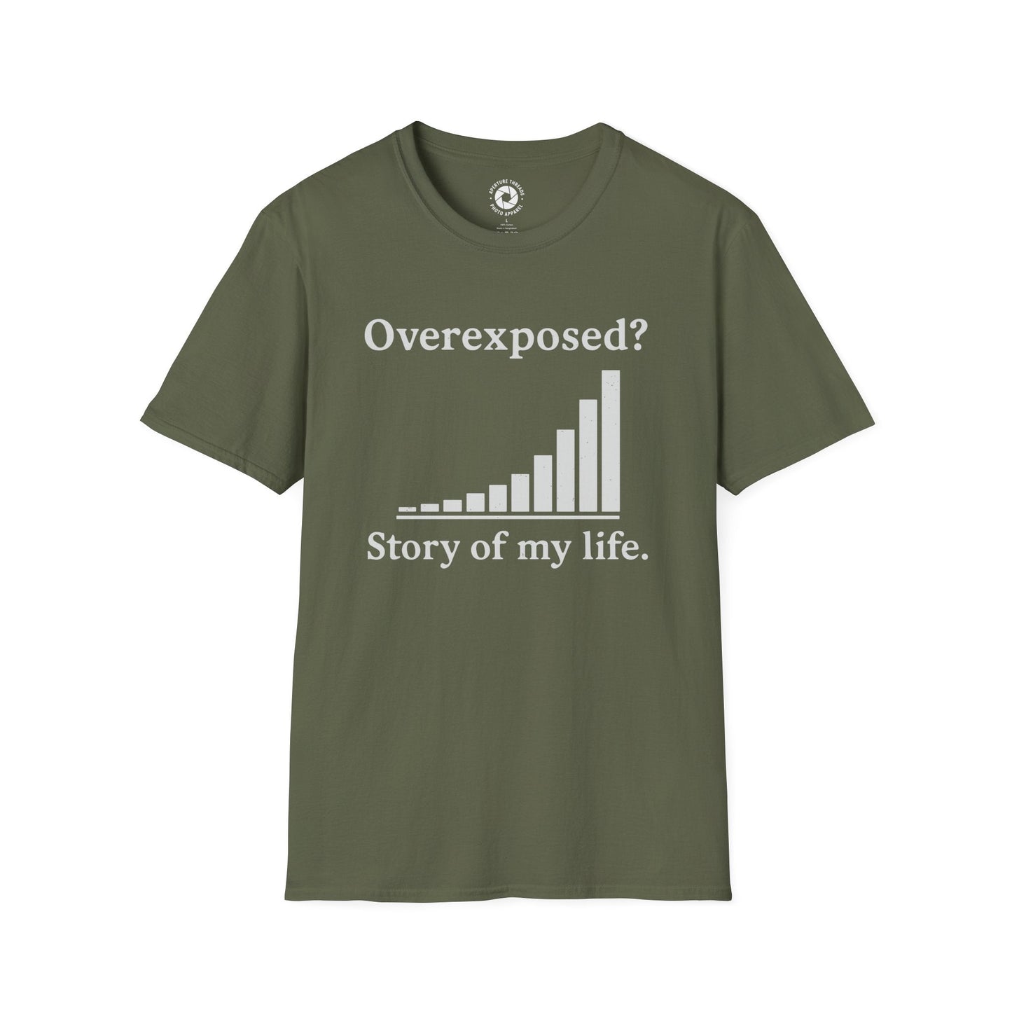 T-Shirt Military Green / S Overexposed Histogram T-Shirt
