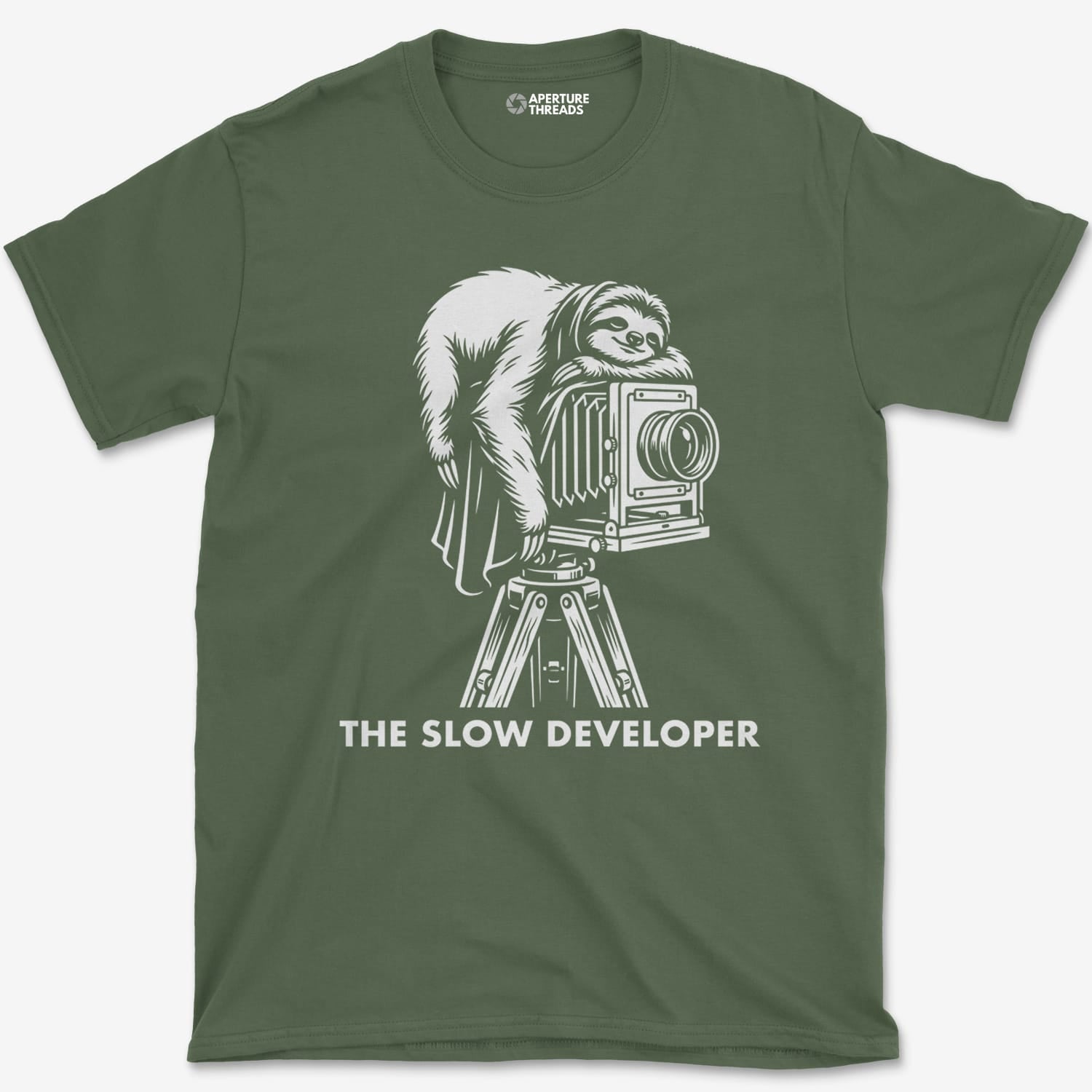T-Shirt Military Green / S The Sloth Developer T-Shirt