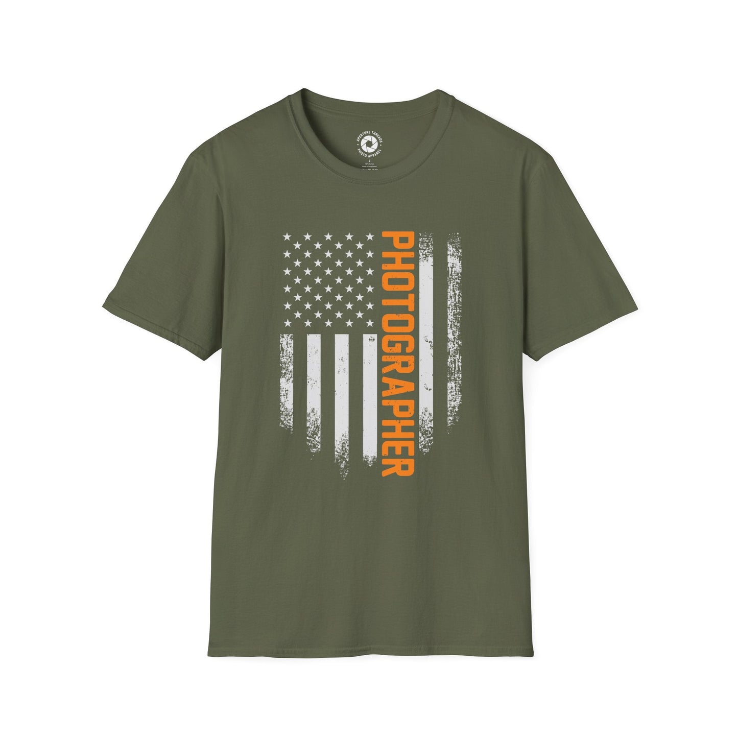 T-Shirt Military Green / S USA Photographer T-Shirt
