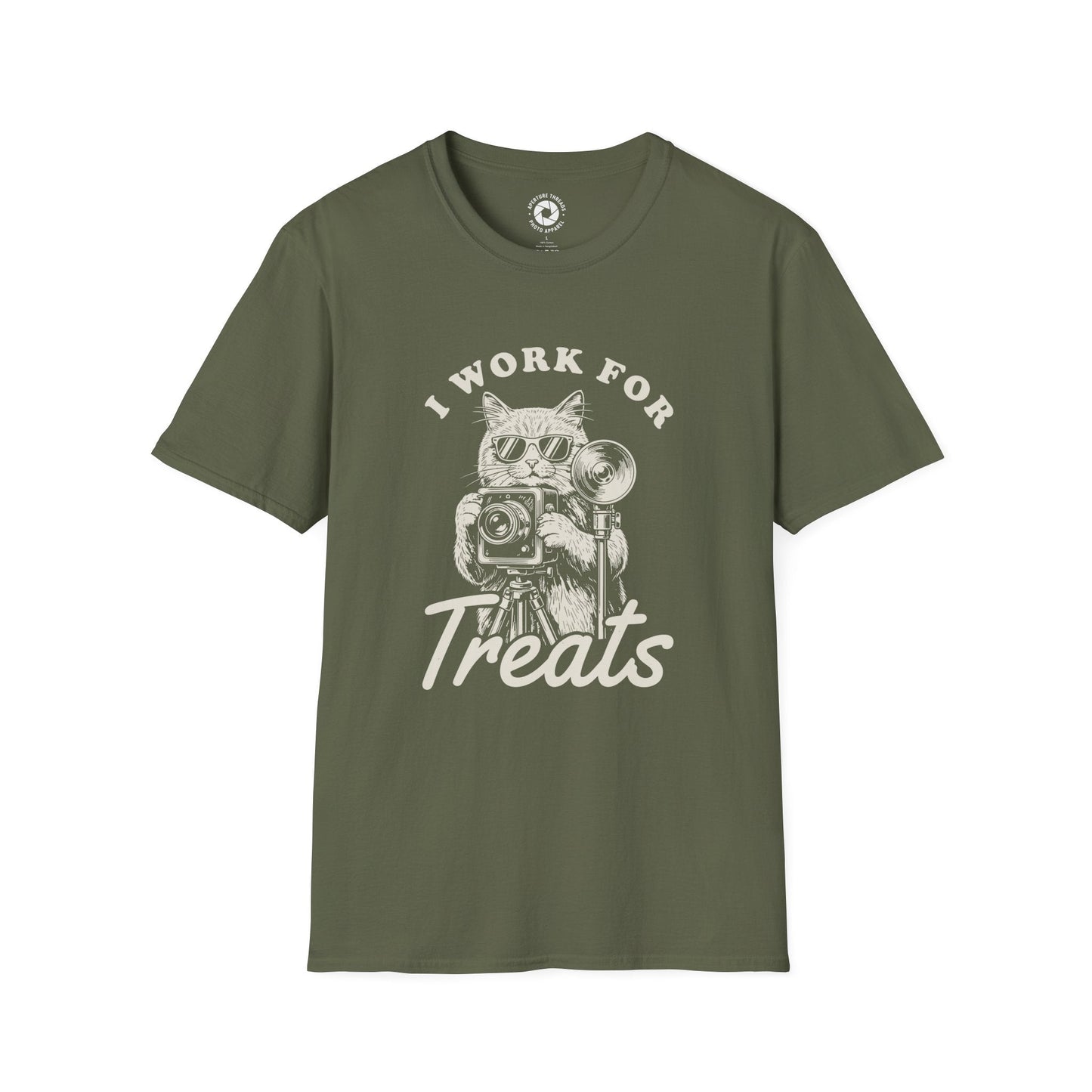 T-Shirt Military Green / S Work For Treats T-Shirt