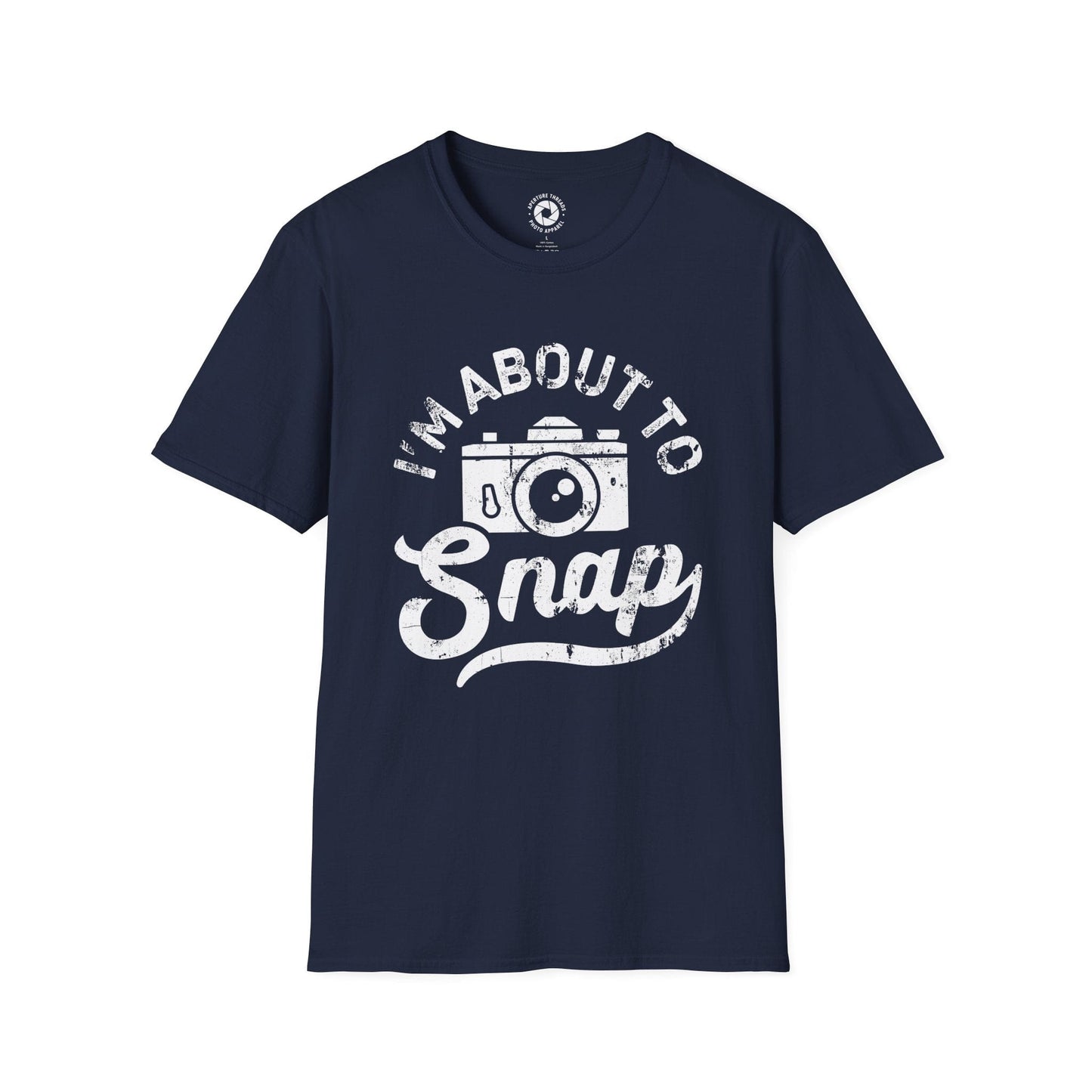 T-Shirt Navy / S About To Snap T-Shirt