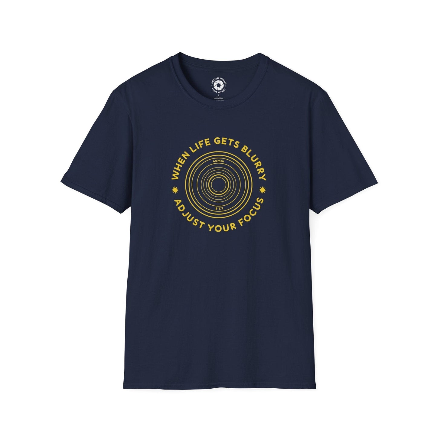 T-Shirt Navy / S Adjust Focus T-Shirt