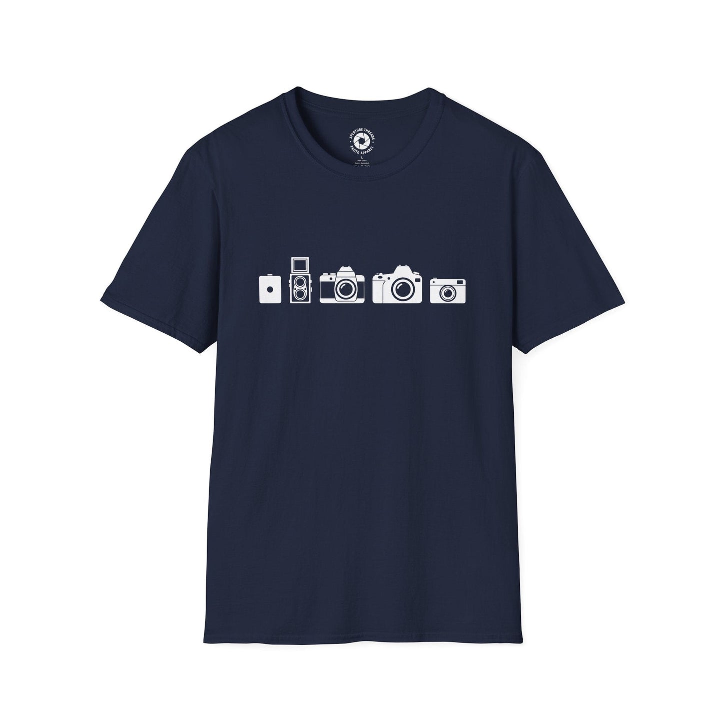 T-Shirt Navy / S Camera Evolution T-Shirt