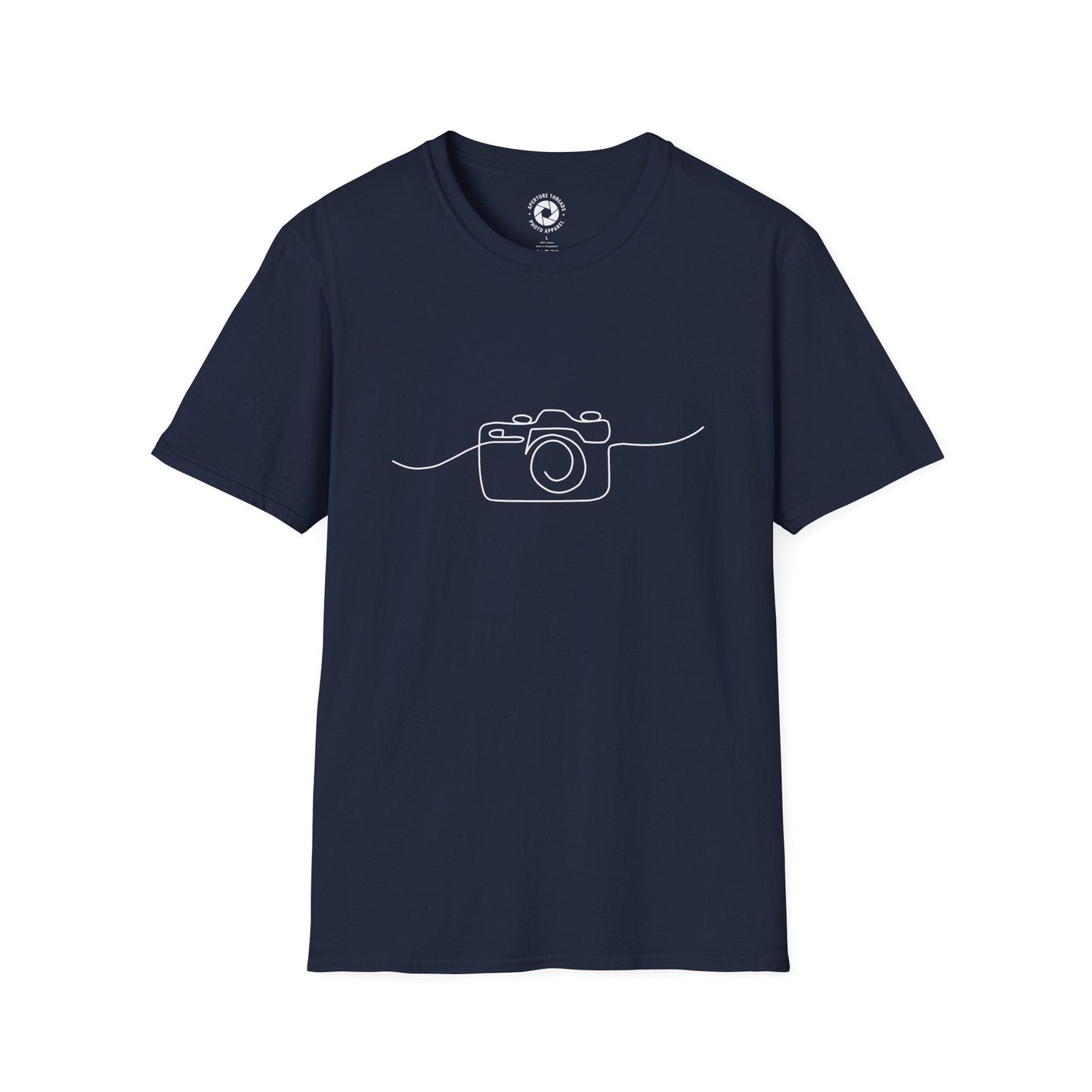 T-Shirt Navy / S Camera Line T-Shirt