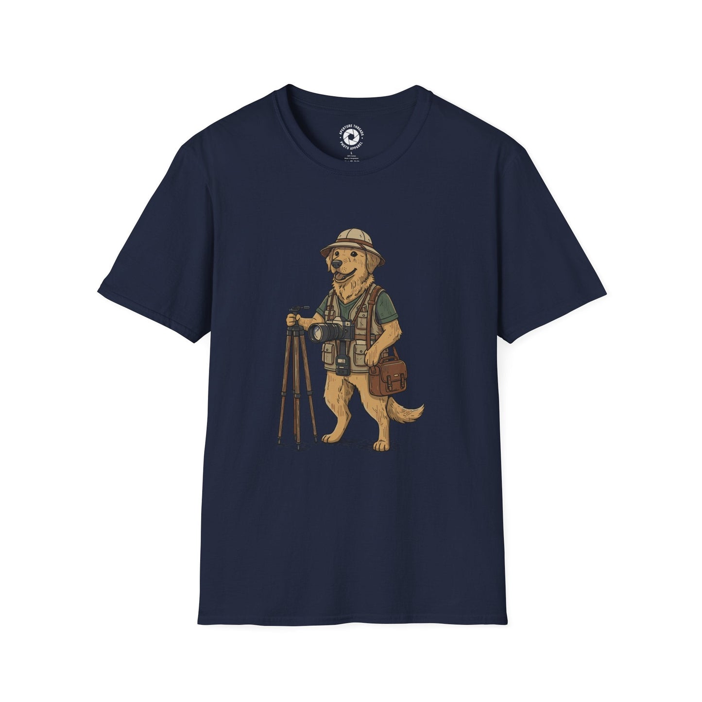 T-Shirt Navy / S Dog Photographer T-Shirt