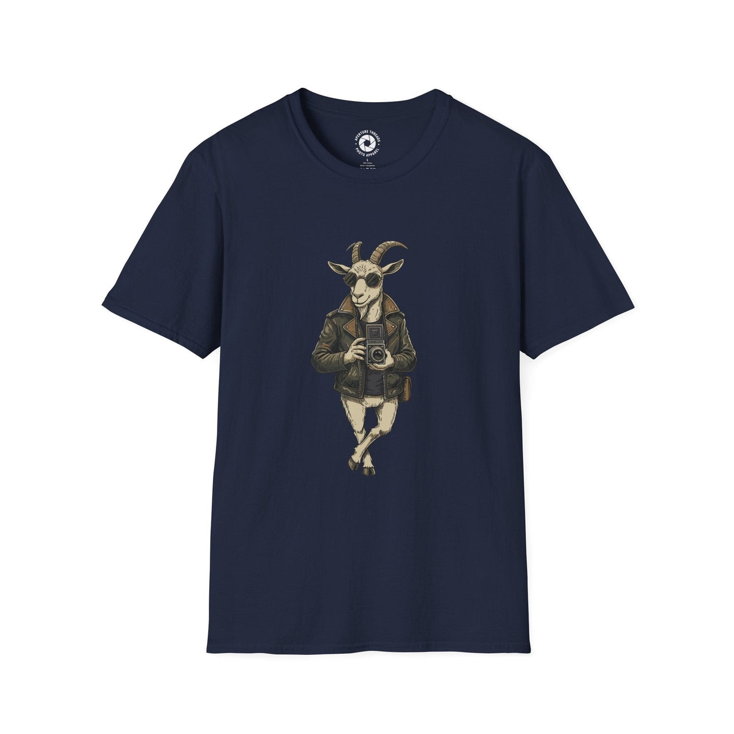 T-Shirt Navy / S Goat Photographer T-Shirt