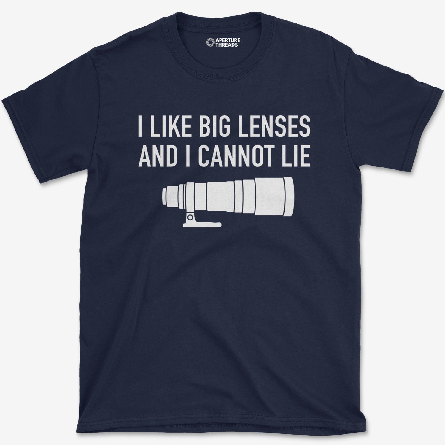 T-Shirt Navy / S I Like Big Lenses T-Shirt
