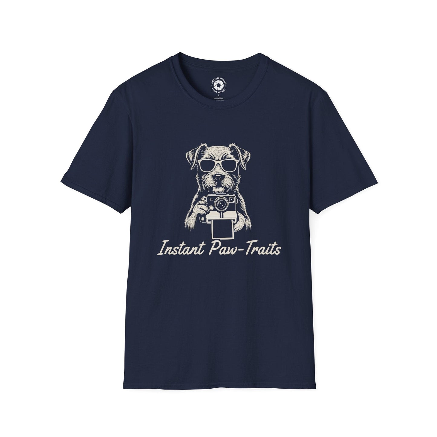 T-Shirt Navy / S Instant Paw-Traits T-Shirt
