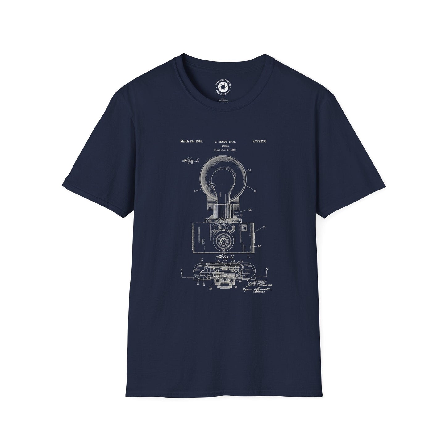 T-Shirt Navy / S Kende Blueprint T-Shirt