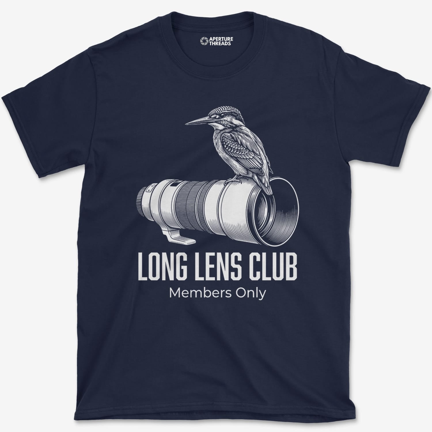 T-Shirt Navy / S Long Lens King Fisher T-Shirt