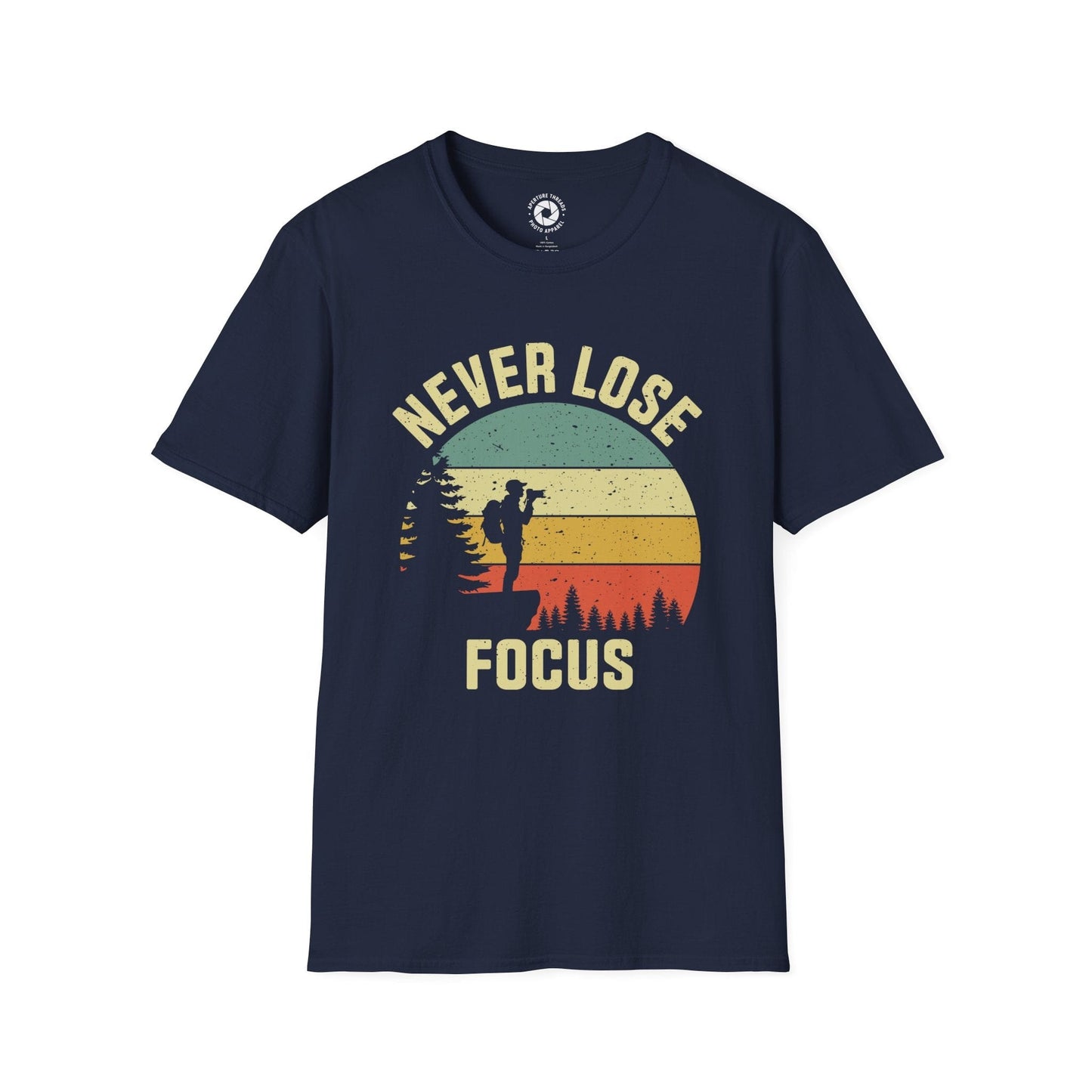 T-Shirt Navy / S Never Lose Focus T-Shirt