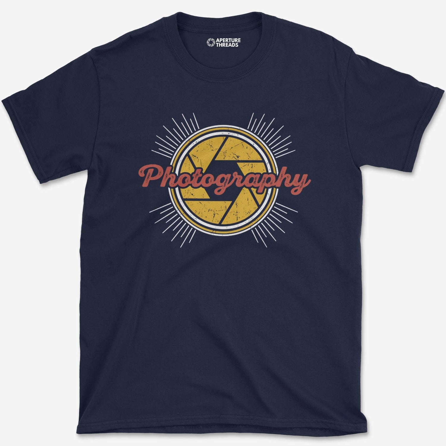 T-Shirt Navy / S Photography Retro T-Shirt