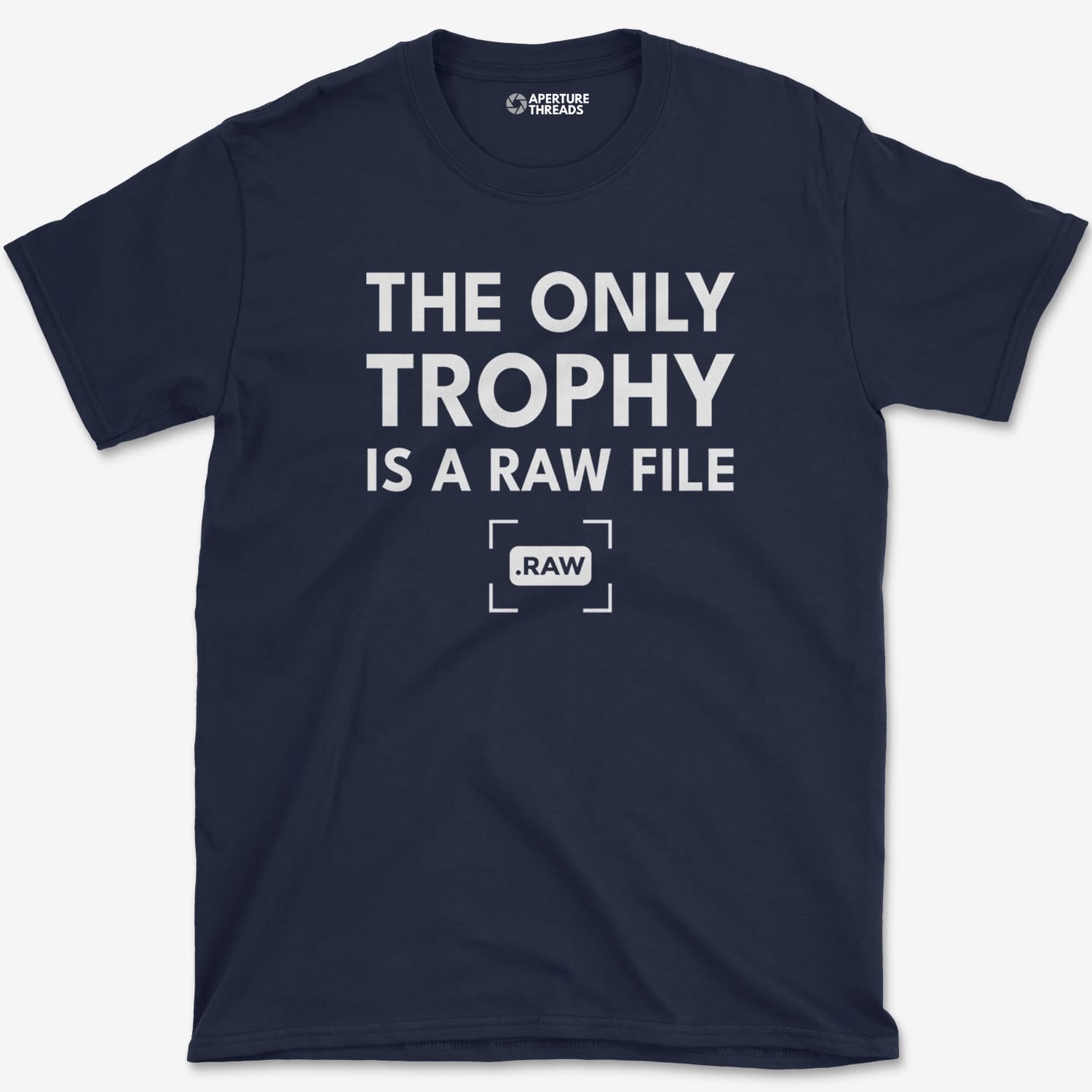 T-Shirt Navy / S Raw Trophy - T-Shirt
