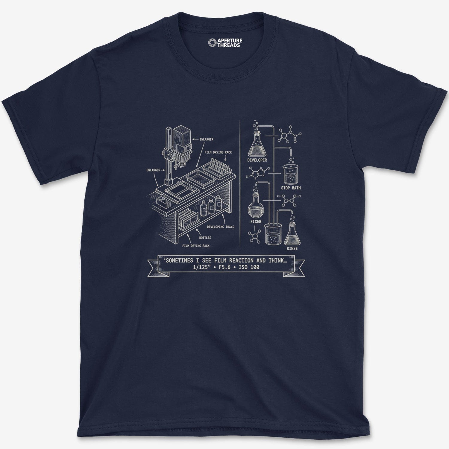 T-Shirt Navy / S See Reaction T-Shirt