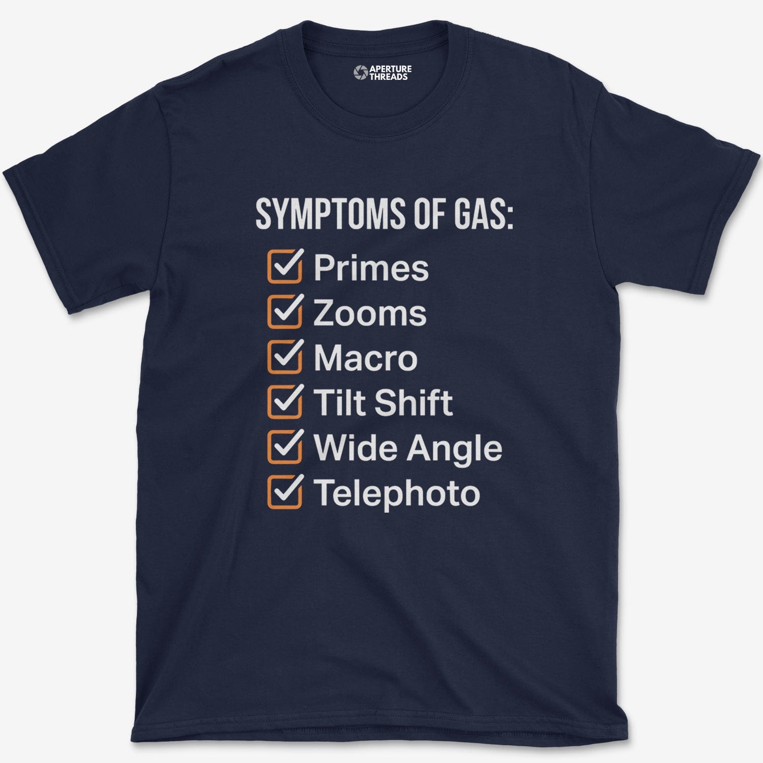 T-Shirt Navy / S Symptoms Of Gas T-Shirt