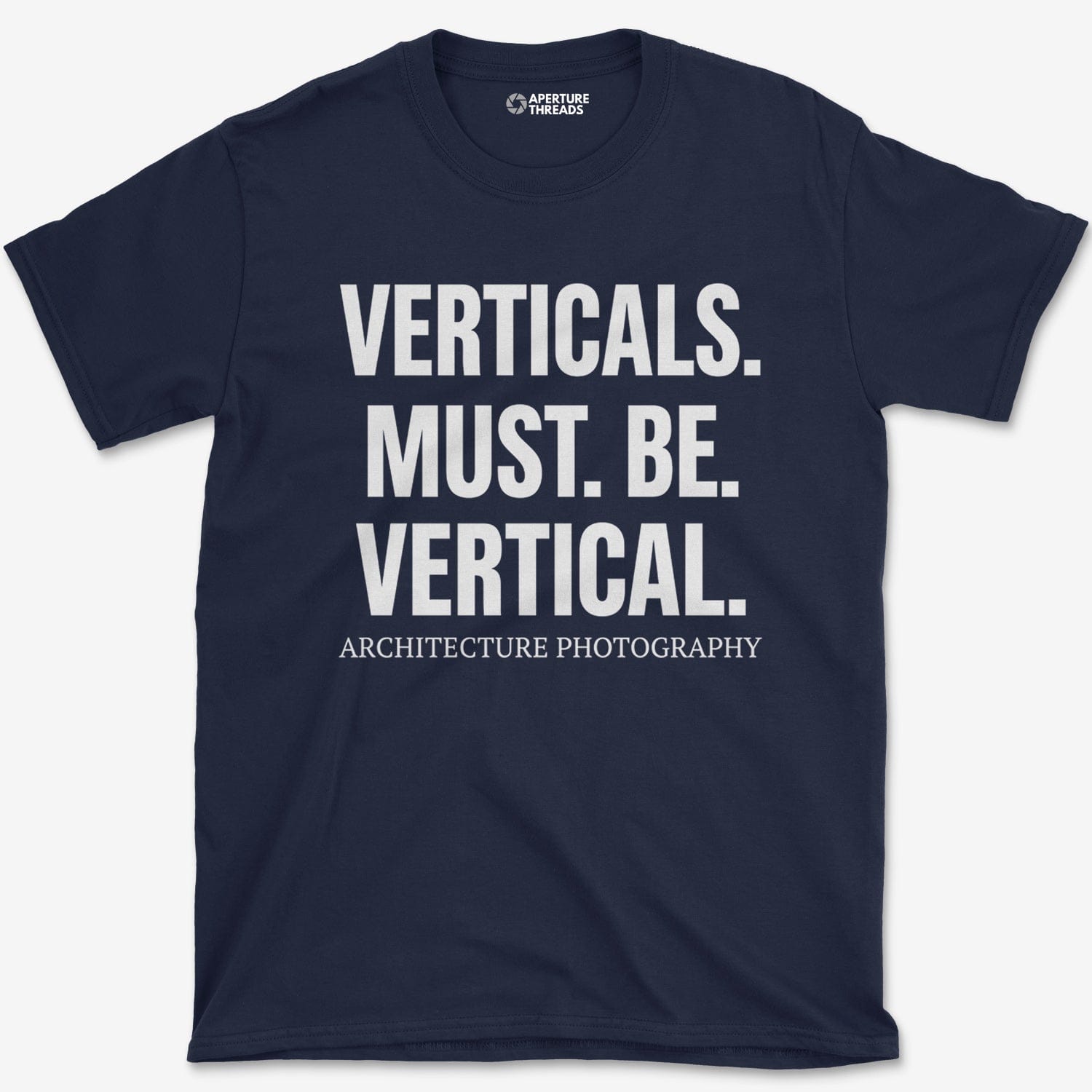 T-Shirt Navy / S Verticals T-Shirt