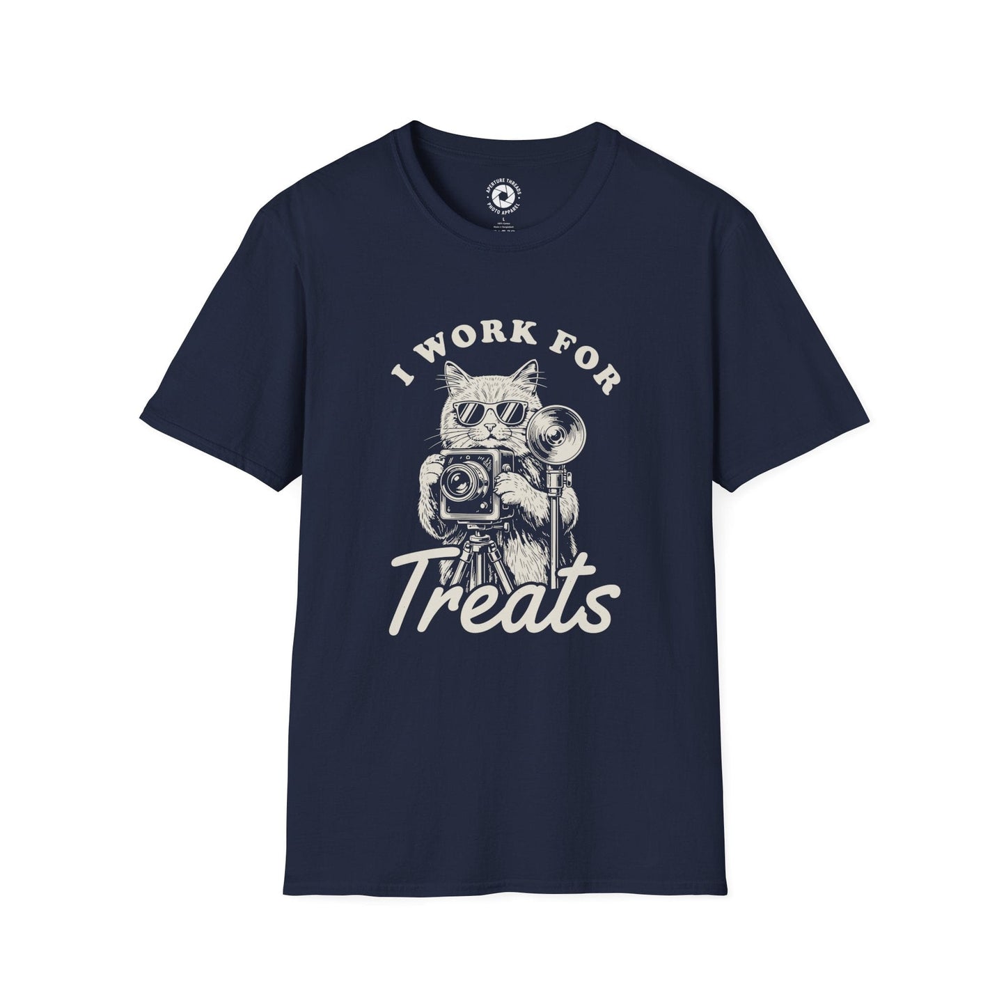 T-Shirt Navy / S Work For Treats T-Shirt