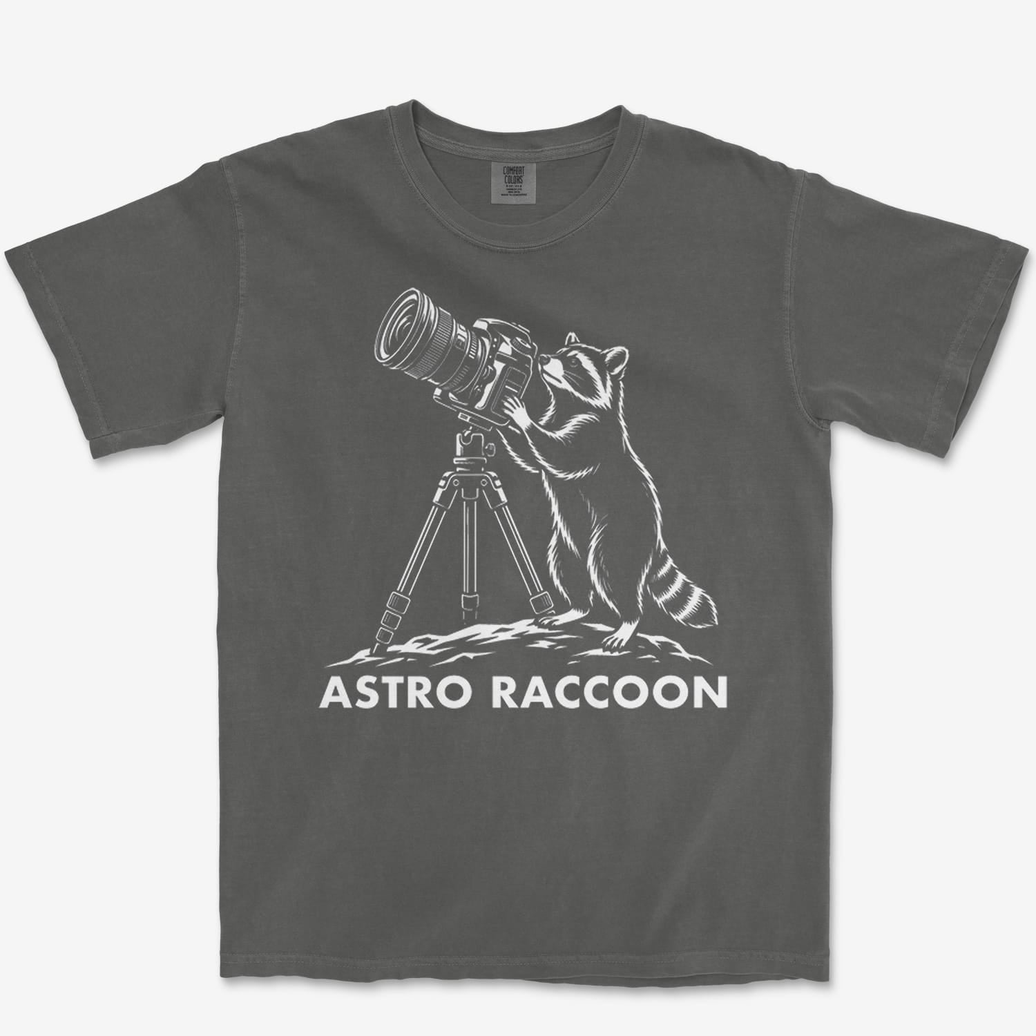 T-Shirt Pepper / S Astro Raccoon Heavyweight Tee