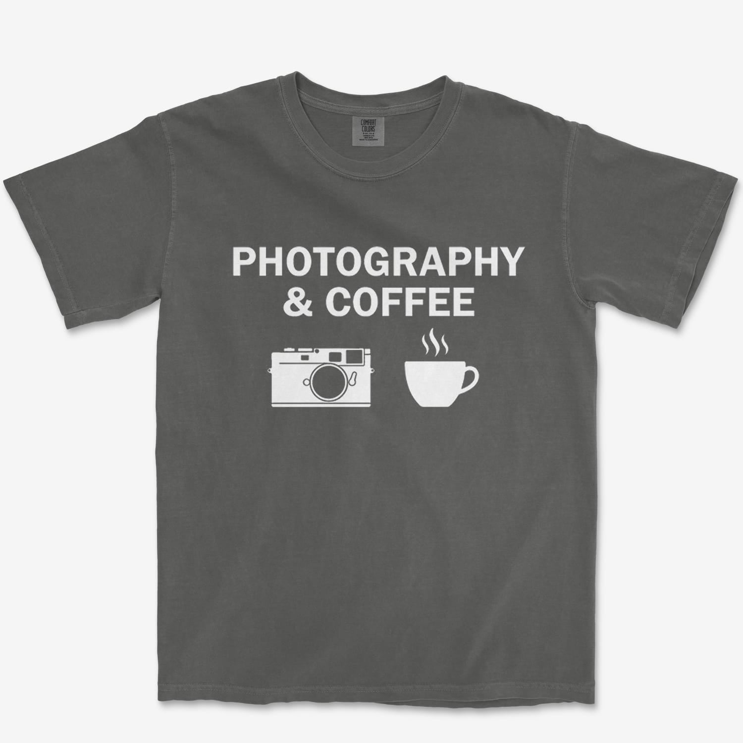 T-Shirt Pepper / S Coffee & Photography Heavyweight Tee