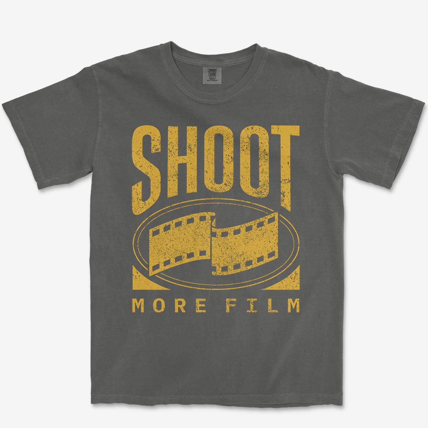 T-Shirt Pepper / S Shoot More Film Heavyweight Tee
