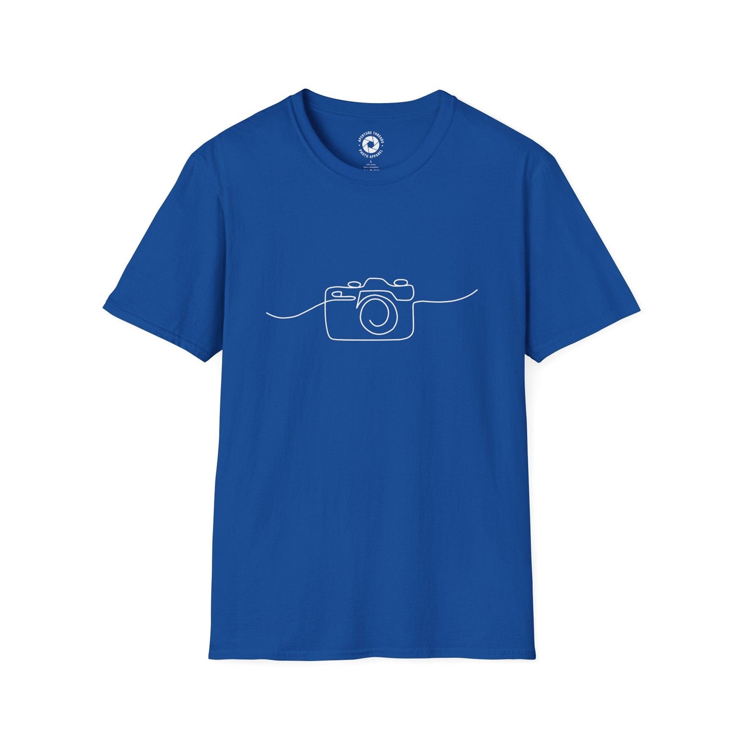 T-Shirt Royal / S Camera Line T-Shirt
