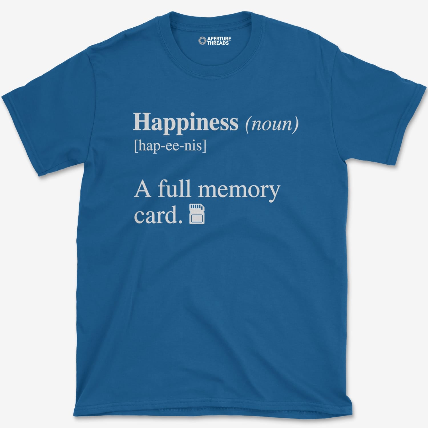 T-Shirt Royal / S Happiness Card T-Shirt