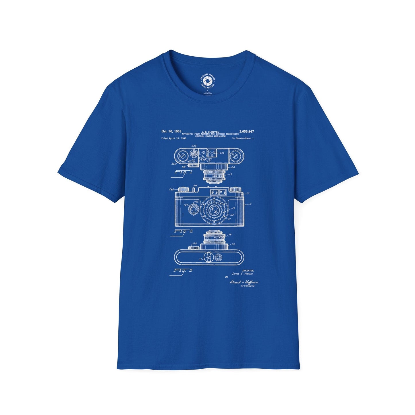 T-Shirt Royal / S Harvey Blueprint T-Shirt