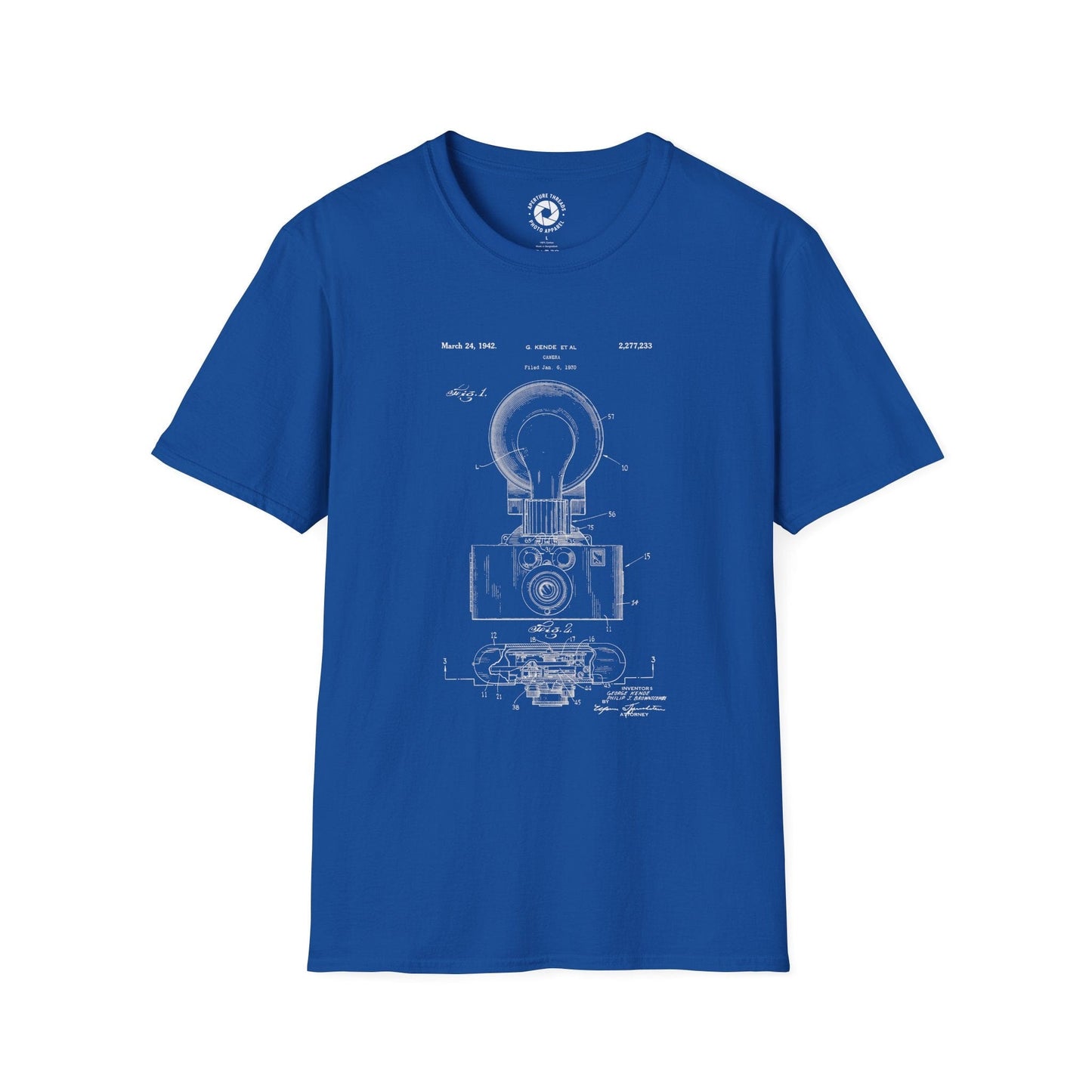 T-Shirt Royal / S Kende Blueprint T-Shirt