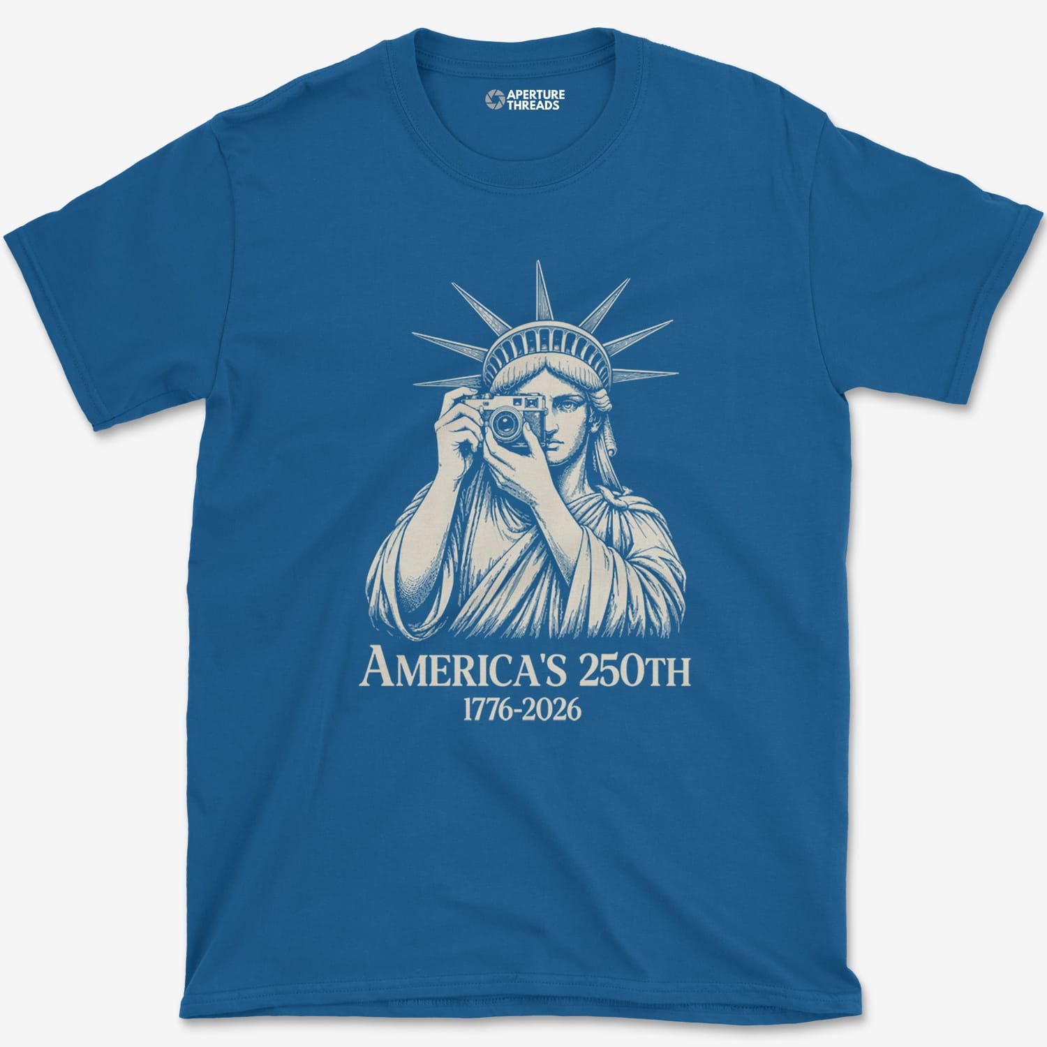 T-Shirt Royal / S Lady Liberty 250th T-Shirt