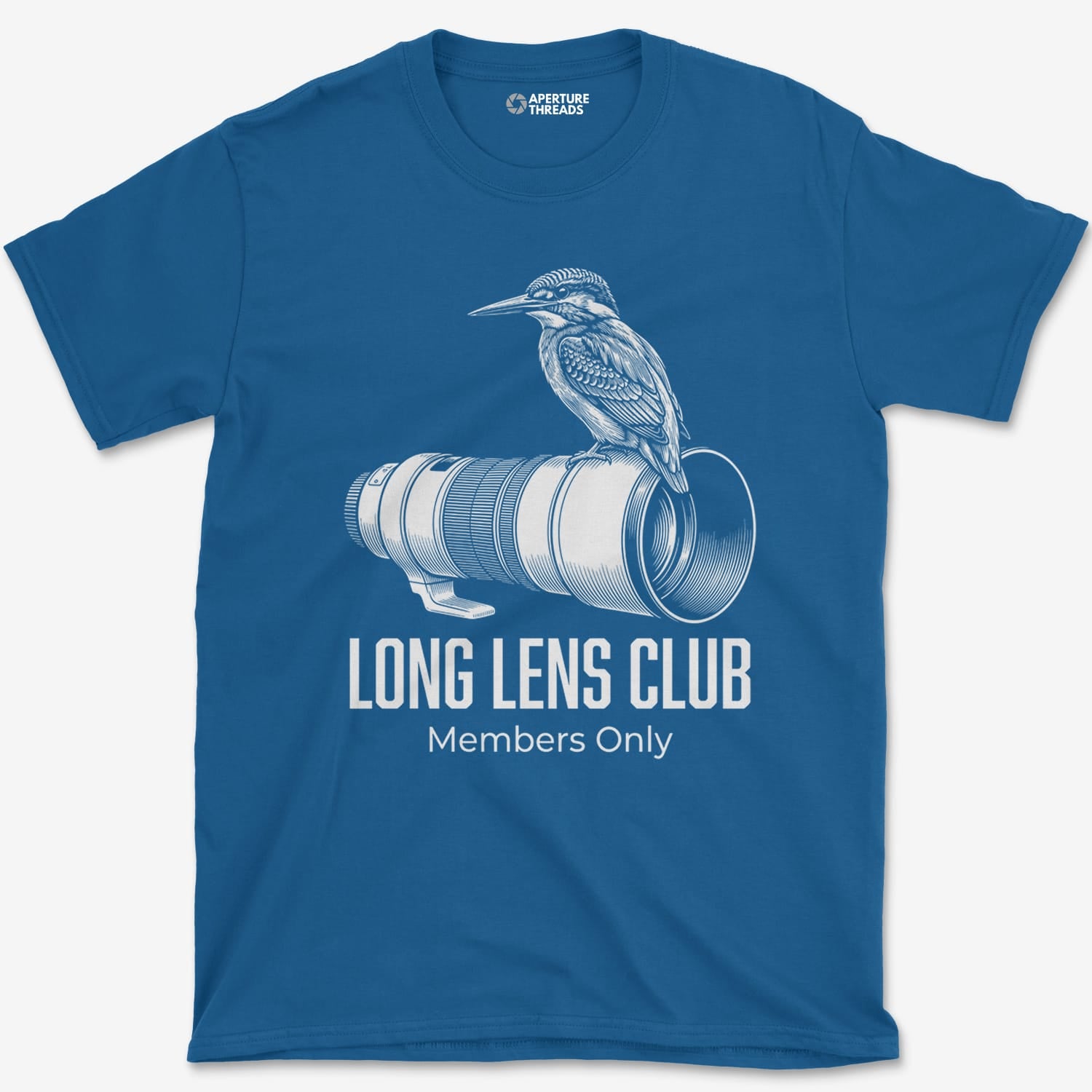 T-Shirt Royal / S Long Lens King Fisher T-Shirt
