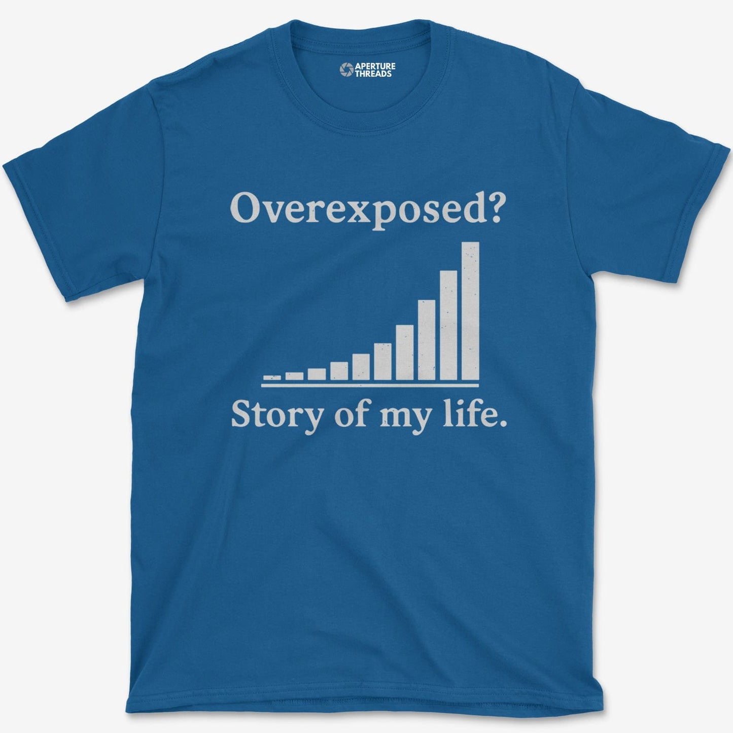 T-Shirt Royal / S Overexposed Histogram T-Shirt