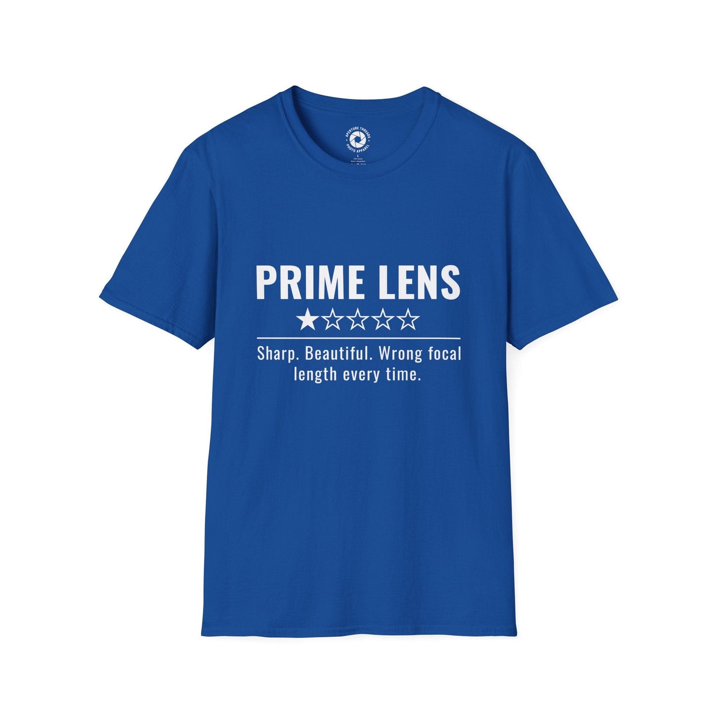 T-Shirt Royal / S Prime Lens T-Shirt
