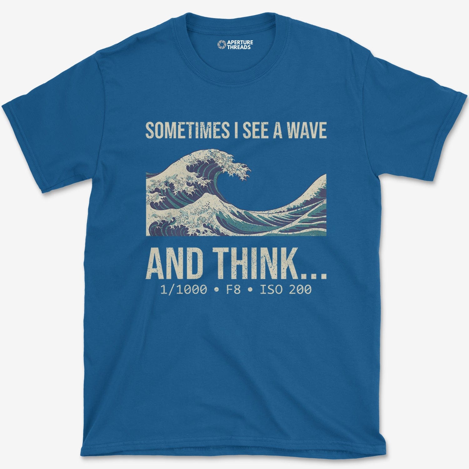 T-Shirt Royal / S See A Wave T-Shirt
