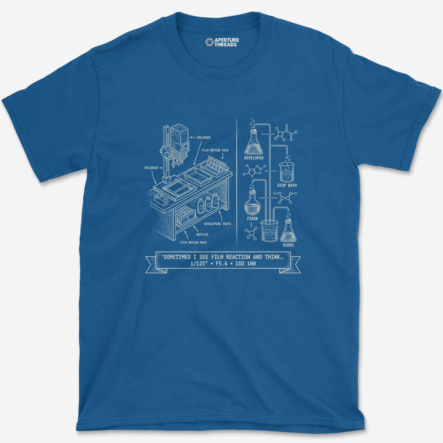 T-Shirt Royal / S See Reaction T-Shirt