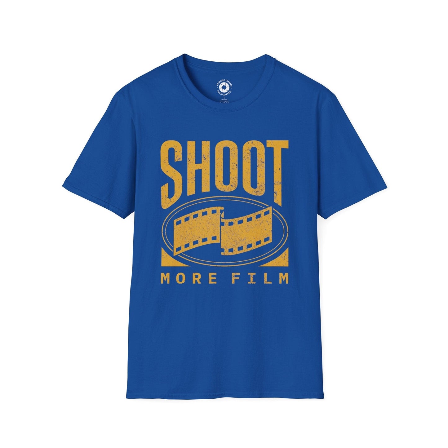 T-Shirt Royal / S Shoot More Film T-Shirt