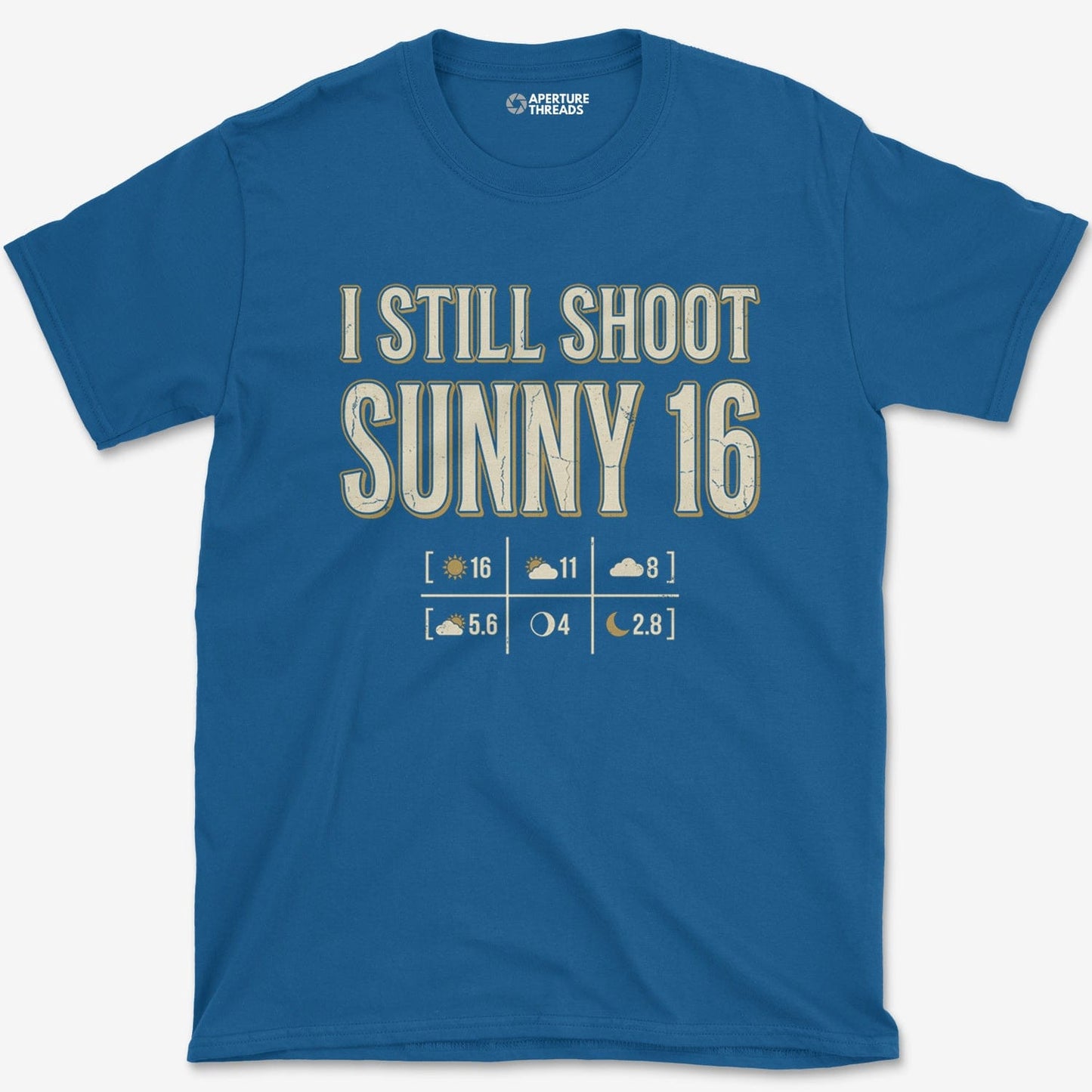 T-Shirt Royal / S Shoot Sunny 16 T-Shirt