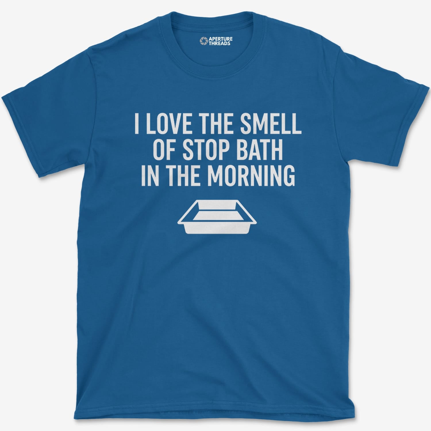 T-Shirt Royal / S Stop Bath Morning T-Shirt