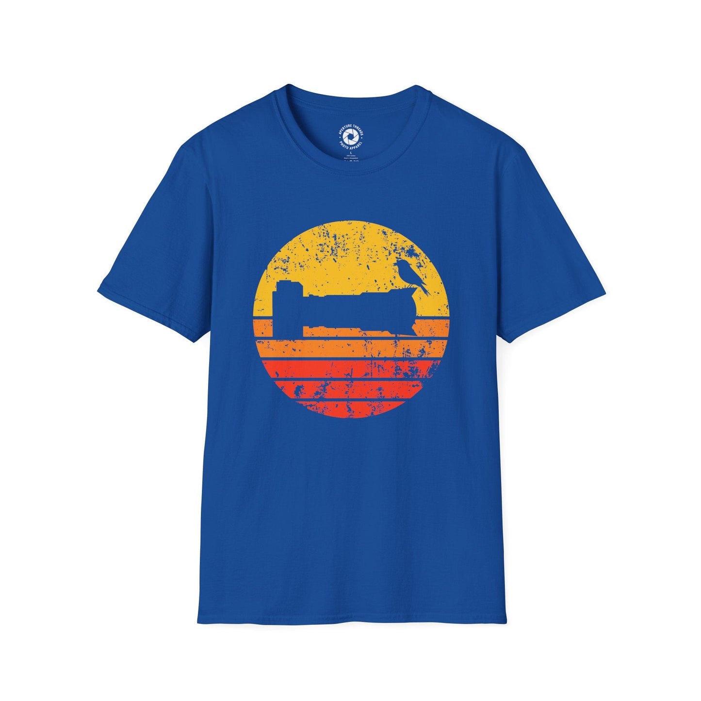 T-Shirt Royal / S Sunset Bird Camera T-Shirt