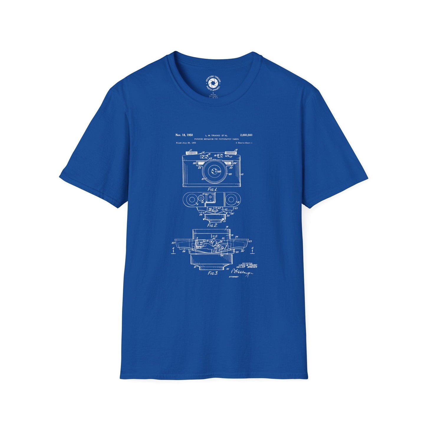 T-Shirt Royal / S Tranio Blueprint T-Shirt