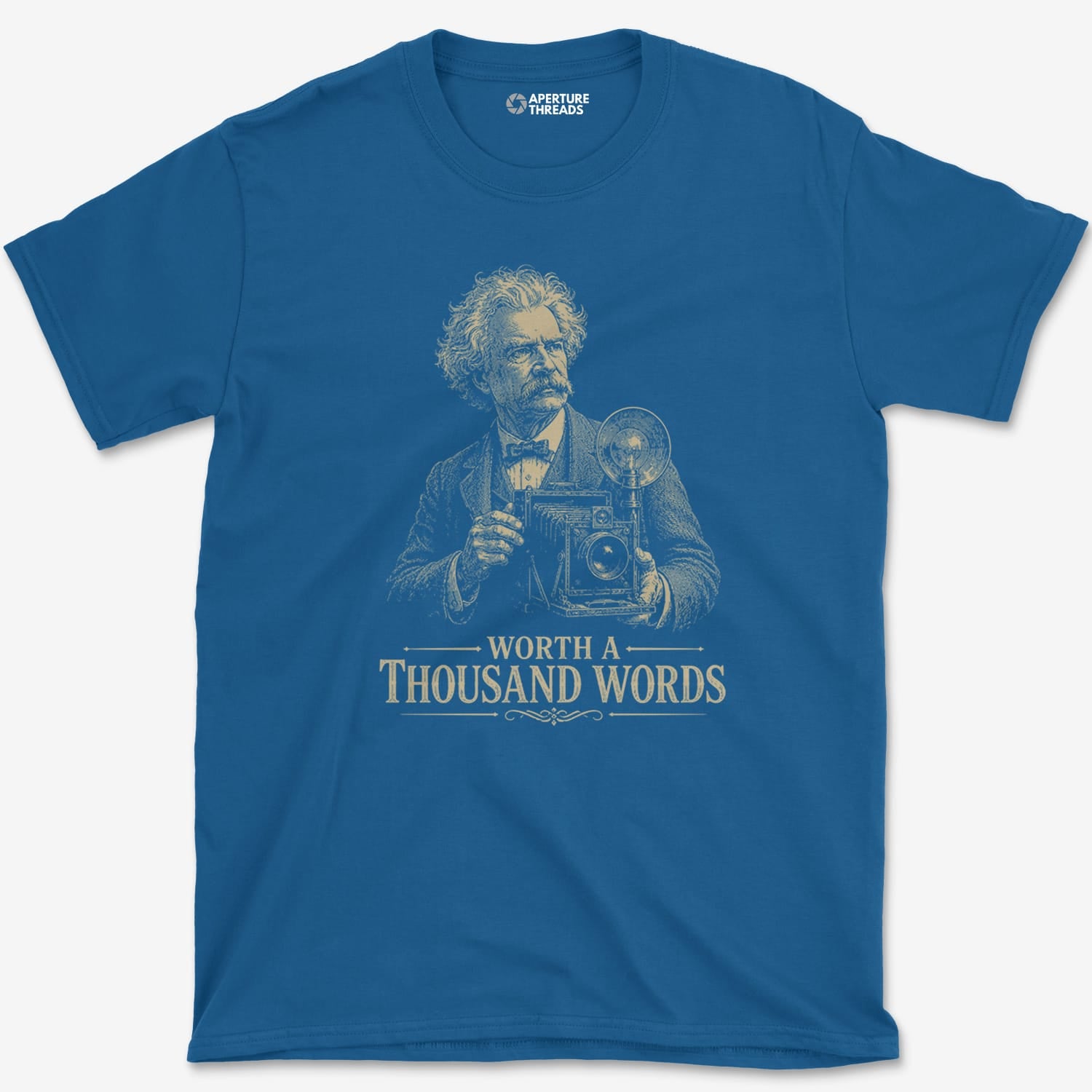 T-Shirt Royal / S Worth a 1000 Words T-Shirt
