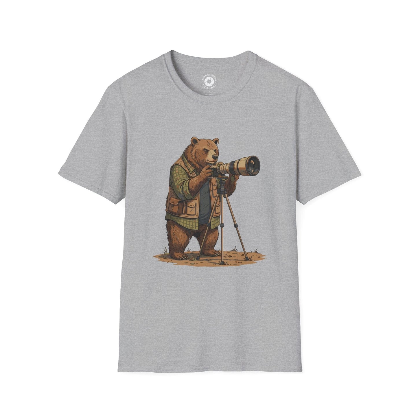 T-Shirt Sport Grey / S Bear Photographer T-Shirt