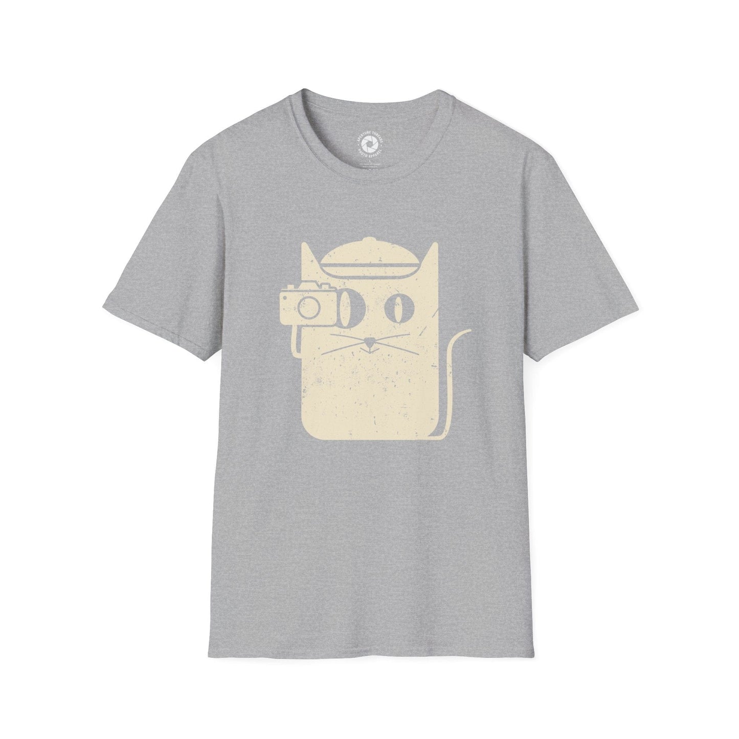 T-Shirt Sport Grey / S Cat Camera T-Shirt