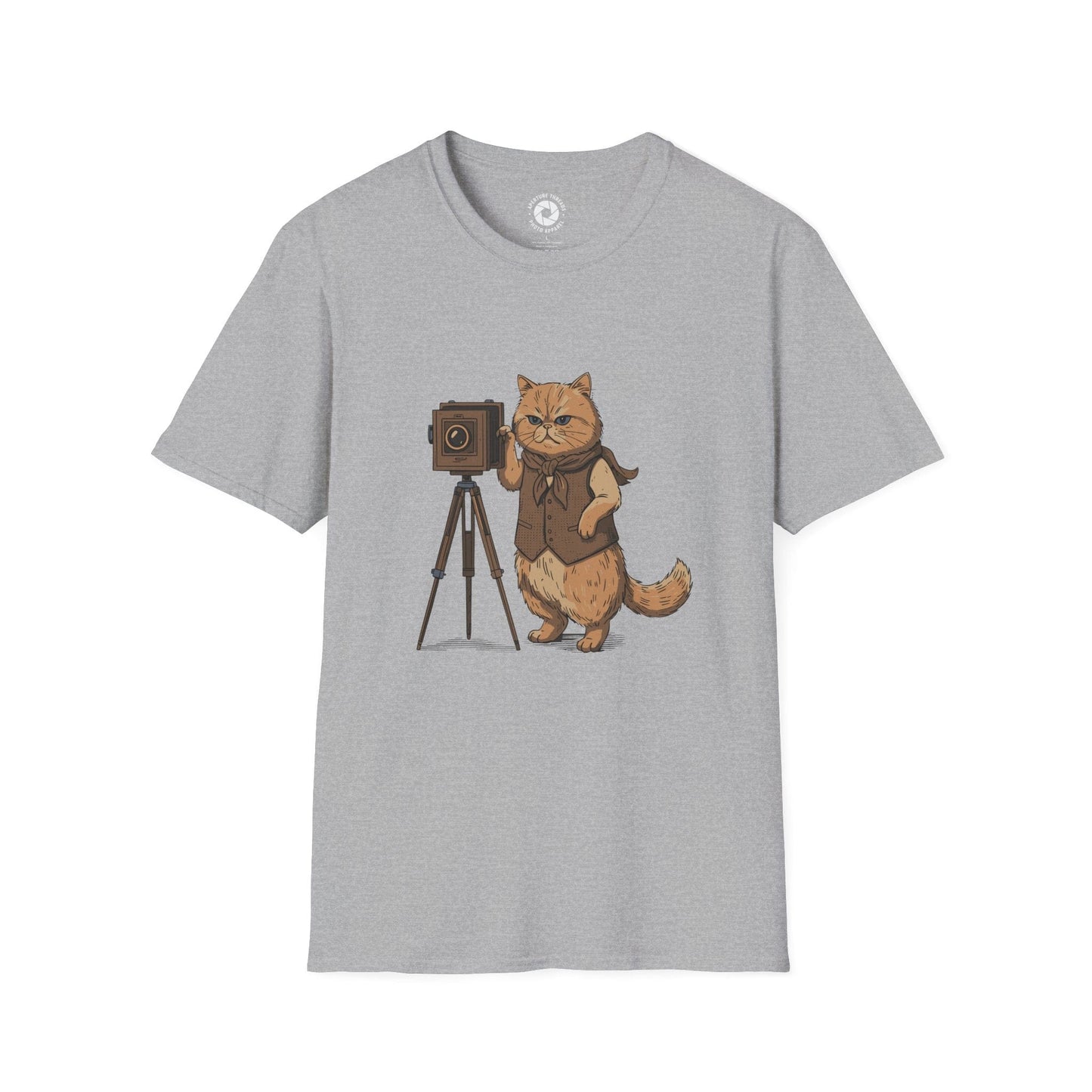 T-Shirt Sport Grey / S Cat Photographer T-Shirt