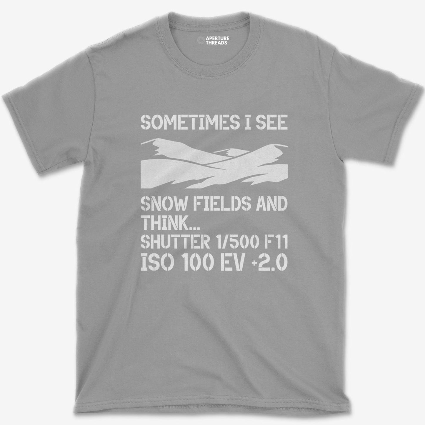 T-Shirt Sport Grey / S I See Snow T-Shirt